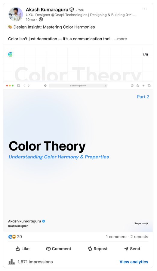Color Theory: Understanding Color Harmony & Properties — Part 2