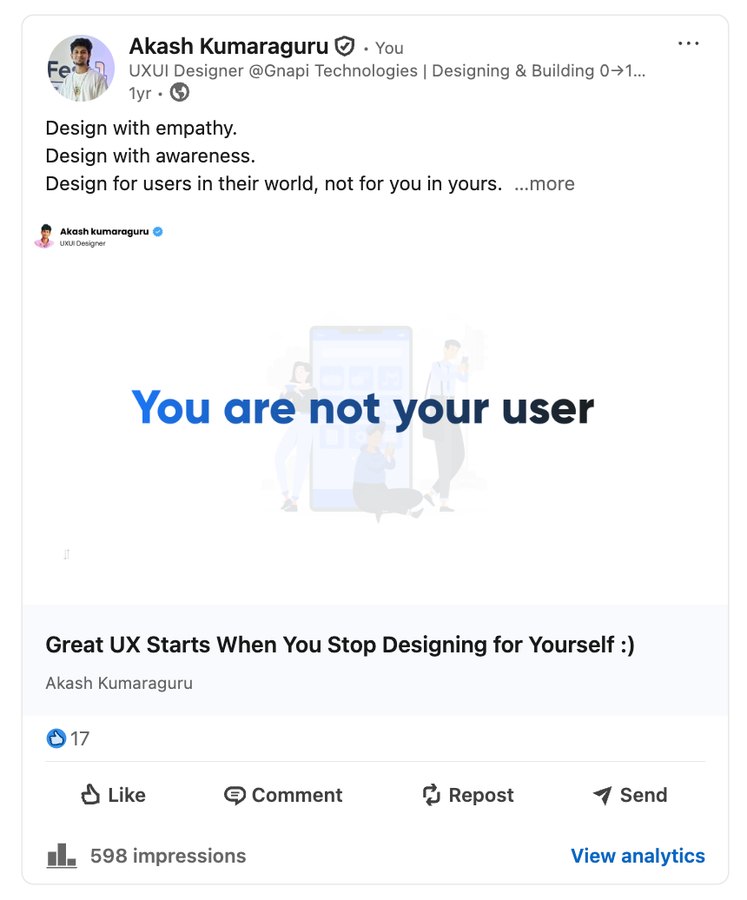 Great UX Starts When You Stop Designing for Yourself