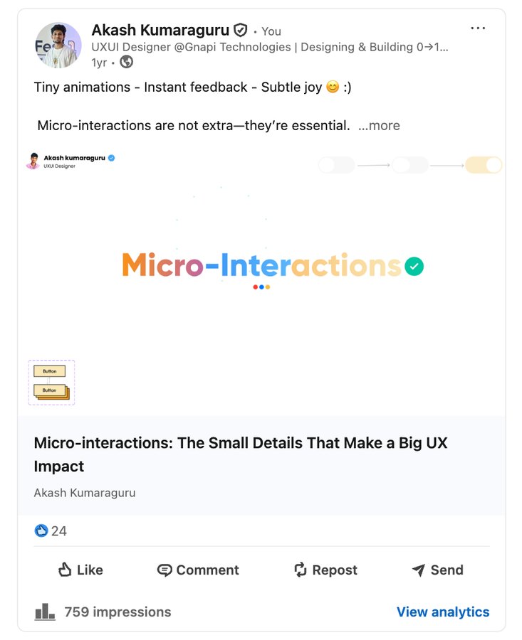 Micro-interactions: The Small Details That Make a Big UX Impact