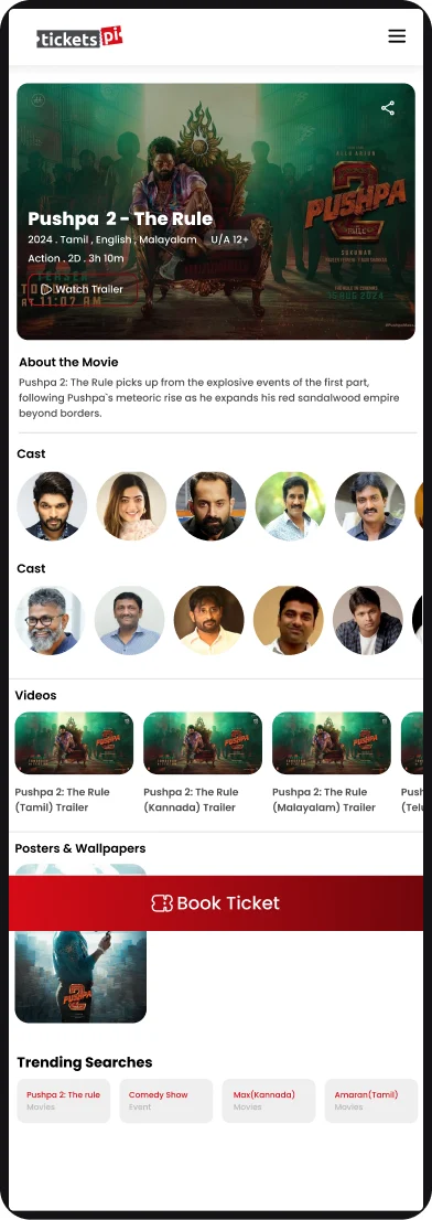 TicketsPi: Movie overview