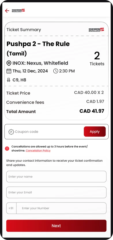 TicketsPi: Review & contact