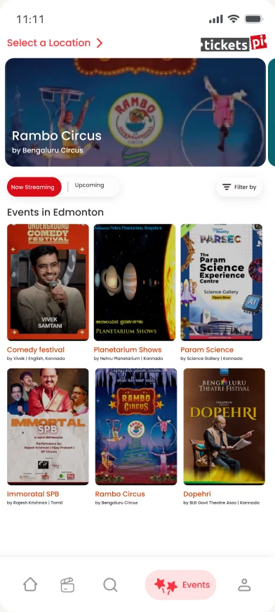 TicketsPi: Discover events