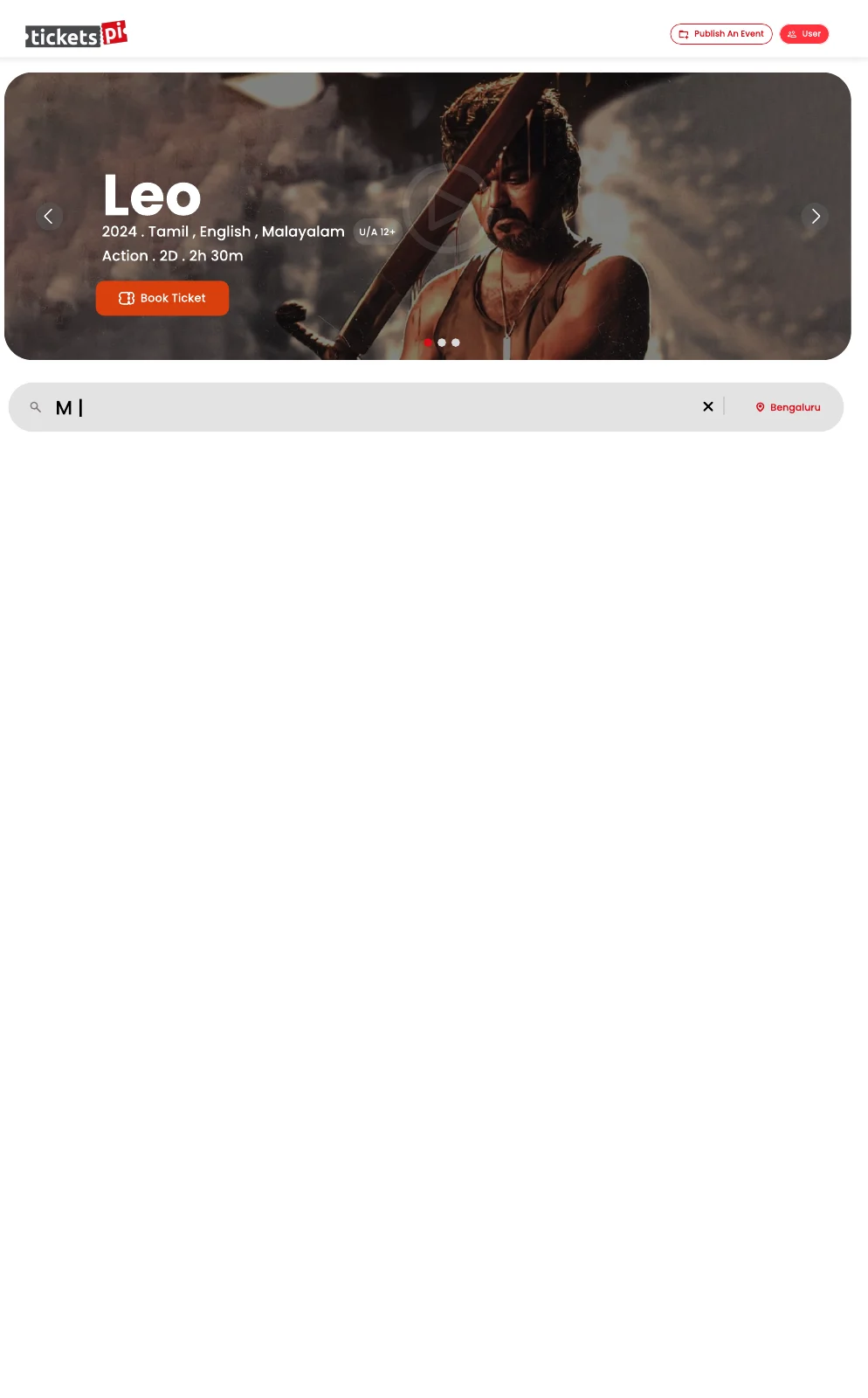 TicketsPi: Find a specific experience