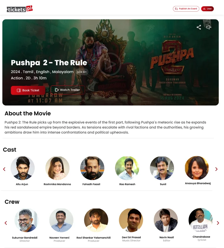TicketsPi: Decide whether the movie is right