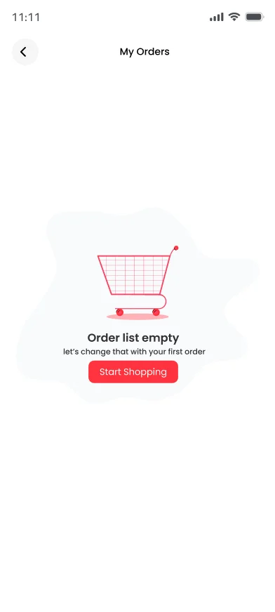 TicketsPi: Orders & empty states