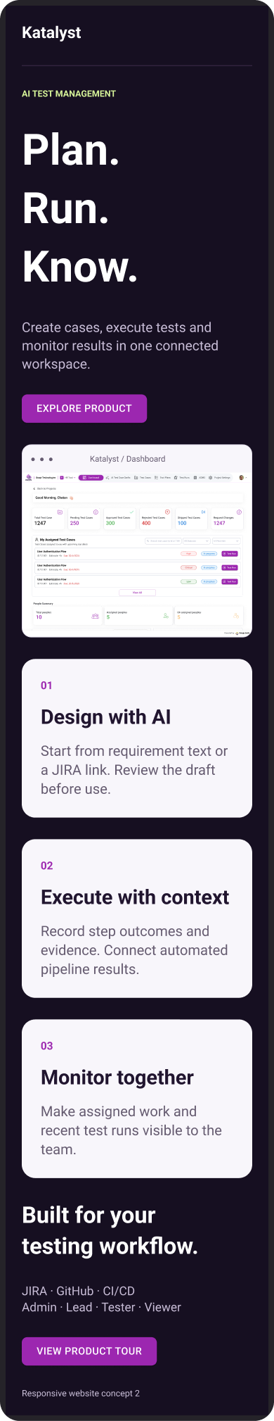 V2 / Mobile website