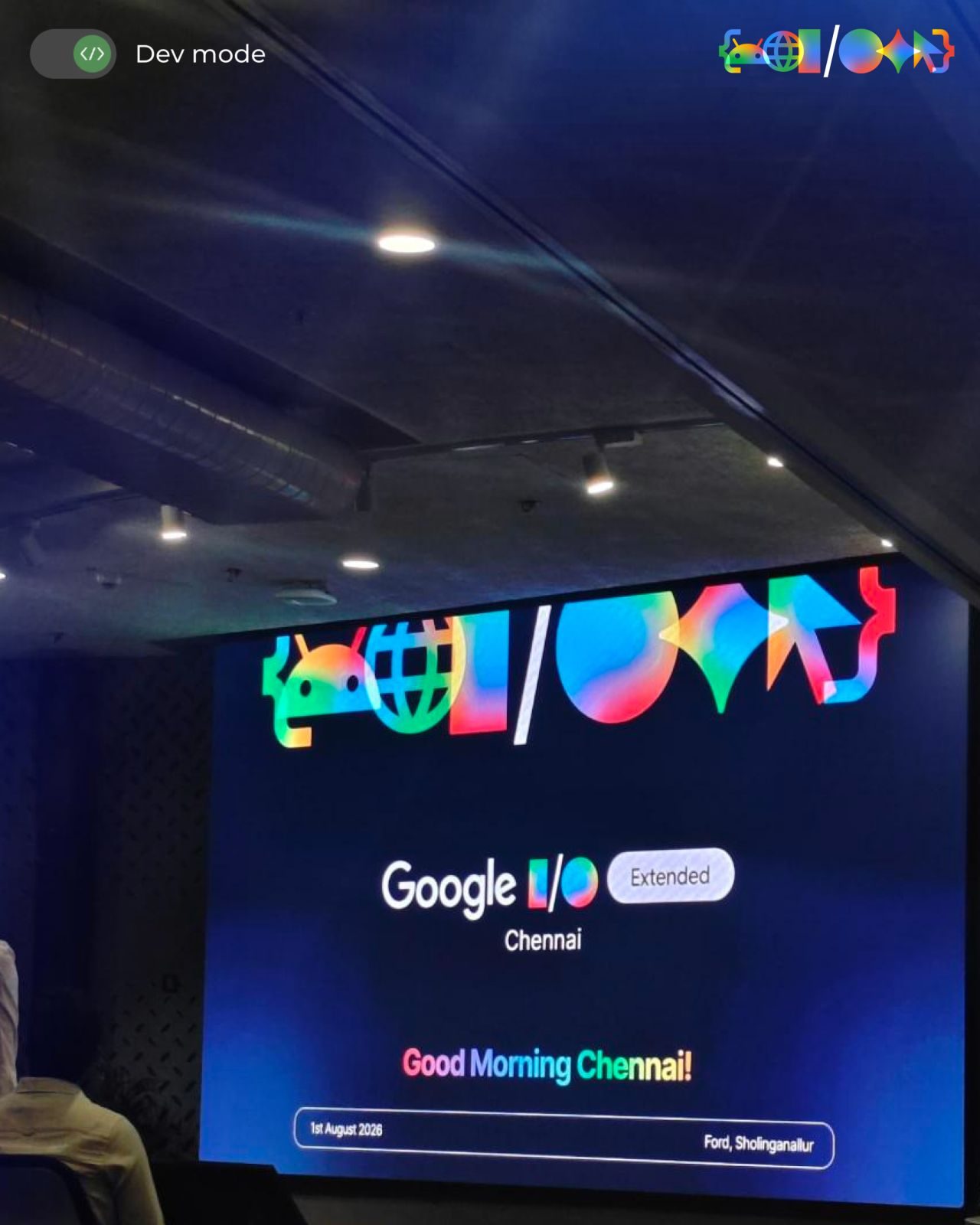 Google Connect IO Extended — moment 4